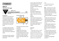 Thumbnail of document Manual - OM-21 Single use Cold Chain PDF Temperature Logger for Audit Reports